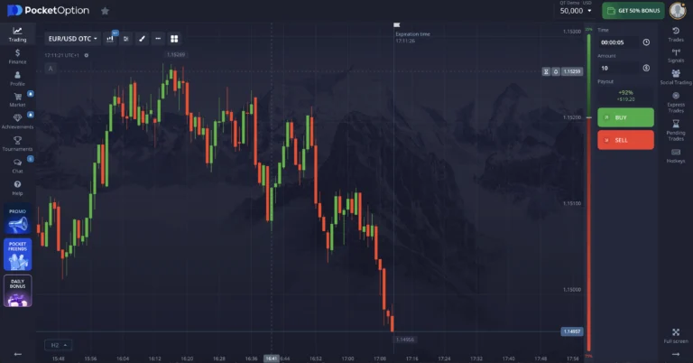 Руководство пользователя по платформе Pocket Option